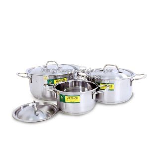 Bộ Vietcook nắp Inox V03(16,20,24)
