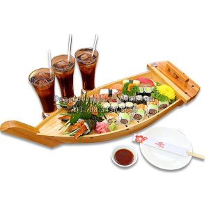 Thuyền gỗ Sushi 60cm