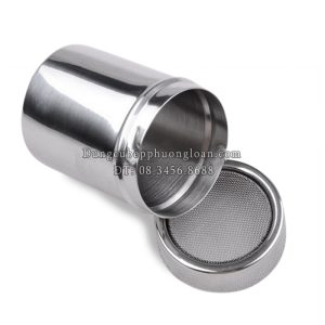 Lọ inox rắc ca cao, pho mai 90mm