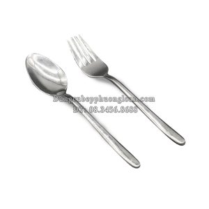 Dĩa thìa đầu tròn số 3