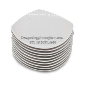 DV 05 Đĩa nhựa phíp vuông (Trắng)