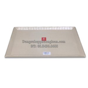 TV038-15.5 Khay vân gỗ 15.5 (Nâu đá)
