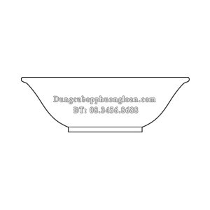 TA84 Tô canh loe 8 CK-20,5cm