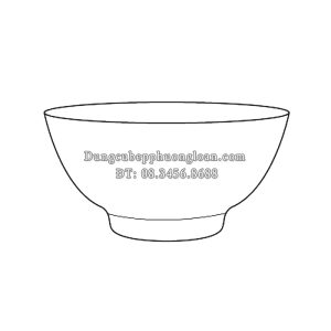TA324 (T4901) Bát nước chấm tròn CK-9cm