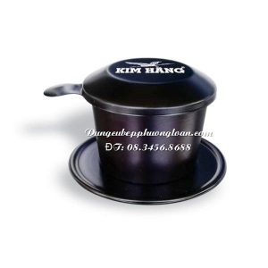 Phin cà phê Alumium màu đen Kim Hằng