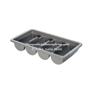 Khay nhựa đựng dao thìa dĩa 4 ngăn