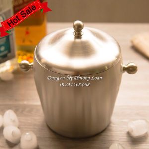 Xô đá núm có nắp 1.2L