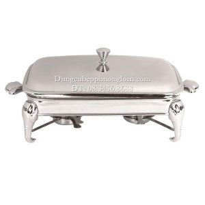 Nồi hấp chữ nhật Inox 2.9L (Trắng) 1211AS