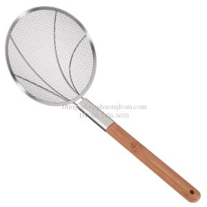 Chao lưới cán gỗ 22cm