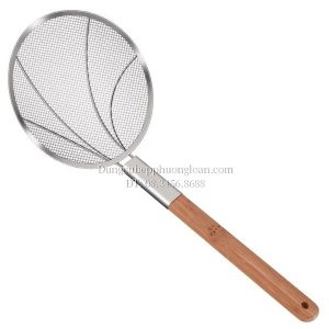 Chao lưới cán gỗ 28cm