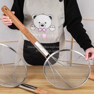 Chao lưới cán gỗ 30cm