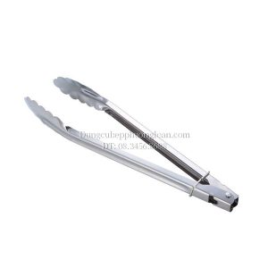 Kẹp gắp thức ăn Inox có khóa 30cm