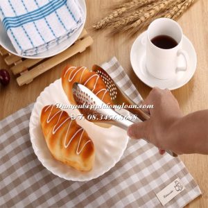 Kẹp gắp thức ăn lỗ vát trung (23,5cm)