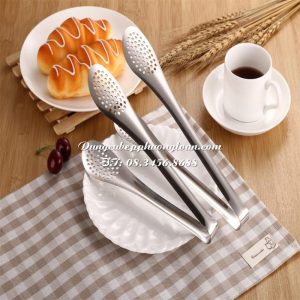 Kẹp gắp thức ăn lỗ vát trung (23,5cm)