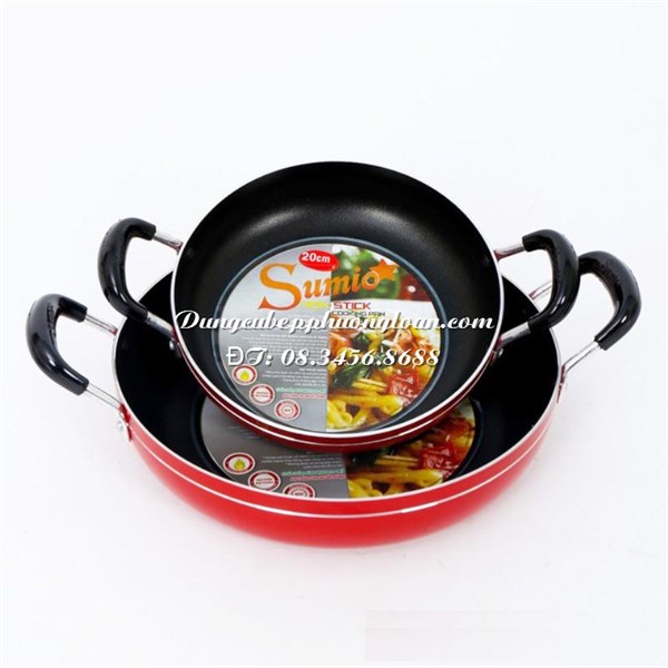 Chảo đáy bằng Sumio 26cm