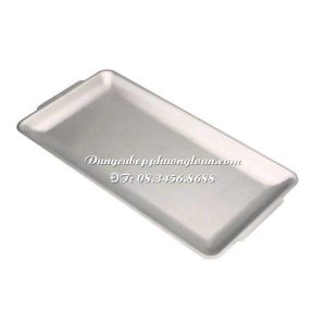 Đĩa Inox chữ nhật 22x14cm