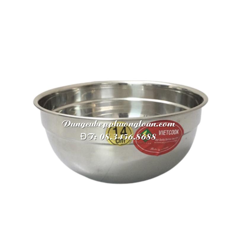 Bát Inox 1 lớp Vietcook 14cm