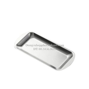 Đĩa Inox chữ nhật 11x23.5cm