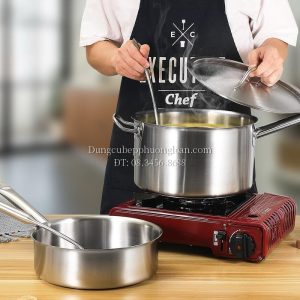 Nồi Âu thấp có cán phi 16cm