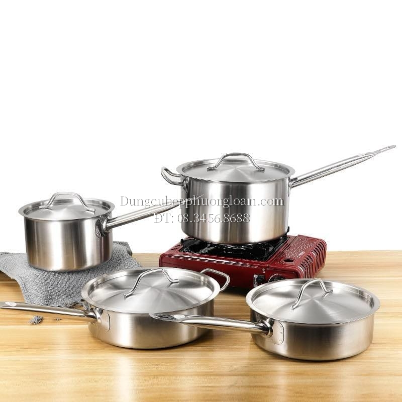 Nồi Âu thấp có cán phi 16cm