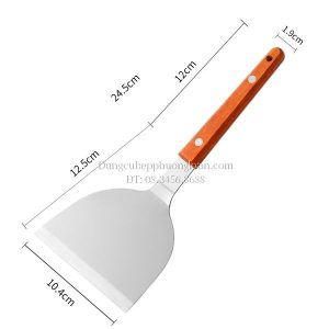 Xẻng xúc bánh cán gỗ 105x85mm