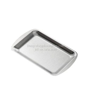 Đĩa Inox chữ nhật 14.5x23.5cm