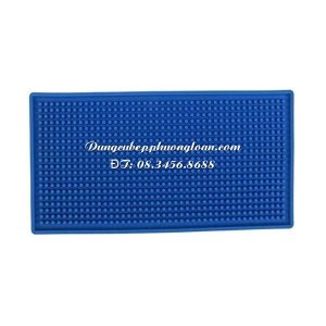 Thảm bar bé màu xanh