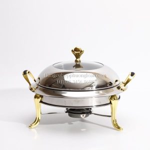 Nồi hấp tròn Inox 28cm (Vàng) 1028G-Q