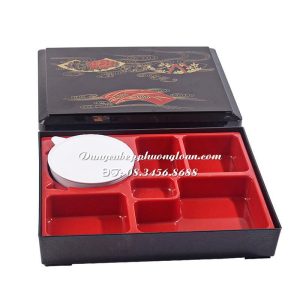 Hộp cơm Bento sơn mài 31x24.8x6cm (A9-100)