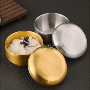 Bát Inox HQ 2 lớp 10,5cm màu vàng inox 304