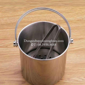 Xô đá 2 lớp có quai 16cm