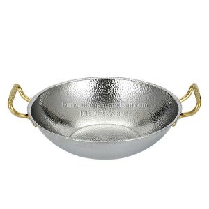 Nồi lẩu Inox Hàn Quốc sâu lòng chấm búa 32cm GRENEN POT 005-32AS