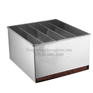 Hộp đựng dao inox 5 ngăn không nắp