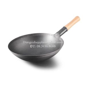 Chảo thép TQ có cán 36cm