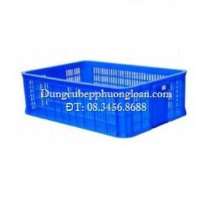 Rổ nhựa sóng 4T rỗng 5041