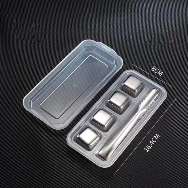 Hộp 4 viên đá lạnh Inox 304