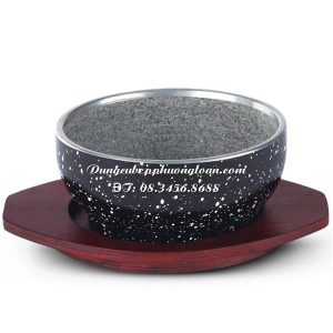 Bát đá bọc hợp kim nhôm 21cm