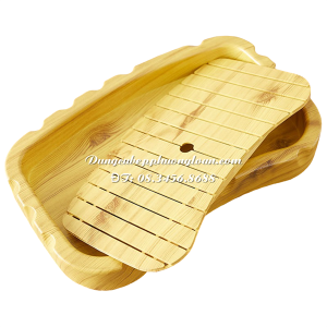 Khay đựng Sashimi giả gỗ hình thang 40.5x25.5cm SL-190