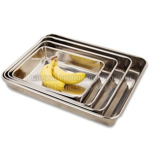 Khay Inox 1 lớp sâu 5cm 25x30cm