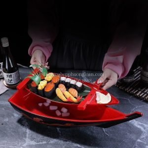 Thuyền nhựa Sushi 48cm 03D-F
