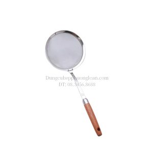 Hớt bọt cán gỗ 12cm