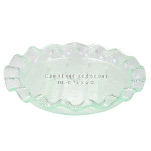 Khay đựng Sashimi nhựa bầu dục trong suốt 53x37cm
