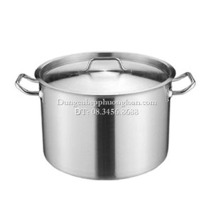 Nồi Inox bếp từ công nghiệp thấp 25cm