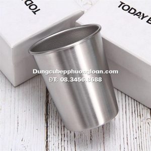 Cốc Inox 1 lớp Hàn Quốc 600ml (Inox 304)