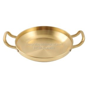 Chảo Inox Hàn Quốc màu vàng 26cm GRENEN PAN 003-26S