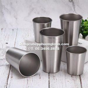 Cốc Inox 1 lớp Hàn Quốc 600ml (Inox 304)