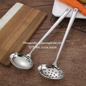 Muôi lẩu bầu dục đặc 8'' (LL6-3)
