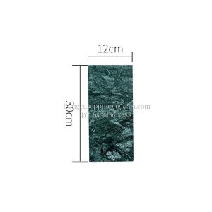 Đĩa đá cẩm thạch vân xanh Ấn Độ 30x12cm