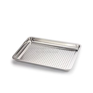 Khay Inox 1 lớp sâu 5cm 40x60cm lỗ