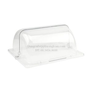 Nắp nhựa đậy thực phẩm chữ nhật mở 1/2 (34x30x14.5cm)